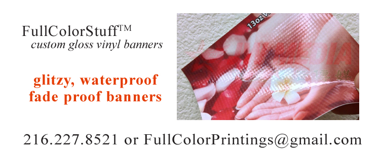 FullColorStuff™ Gloss Vinyl Banners 